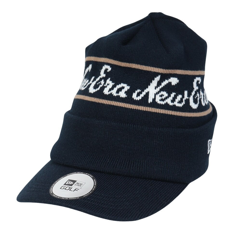 ニューエラ（NEW ERA）（メンズ、レディース）ゴルフ バイザーニット ジャカード オールドロゴ 14326228
