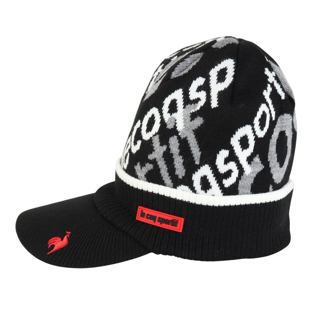 ルコックスポルティフ（lecoqsportif）（メンズ）ゴルフ ニットキャップ LG4FCP40M BK00