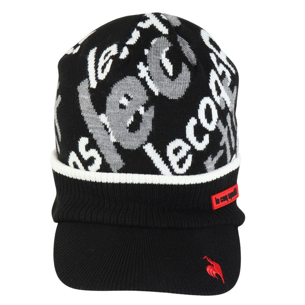 ルコックスポルティフ（lecoqsportif）（メンズ）ゴルフ ニットキャップ LG4FCP40M BK00