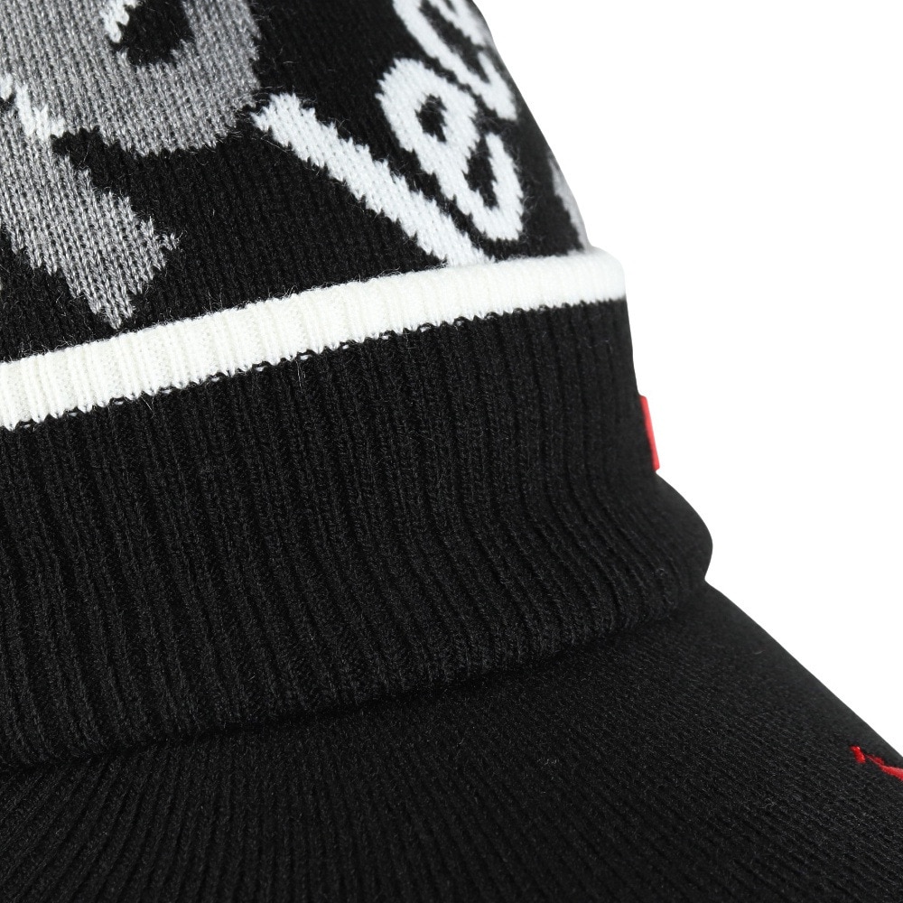 ルコックスポルティフ（lecoqsportif）（メンズ）ゴルフ ニットキャップ LG4FCP40M BK00