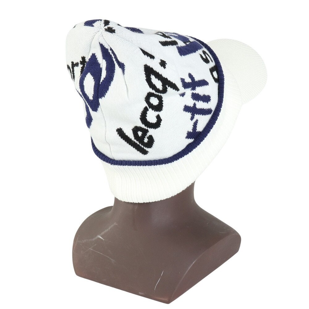ルコックスポルティフ（lecoqsportif）（メンズ）ゴルフ ニットキャップ LG4FCP40M WH00