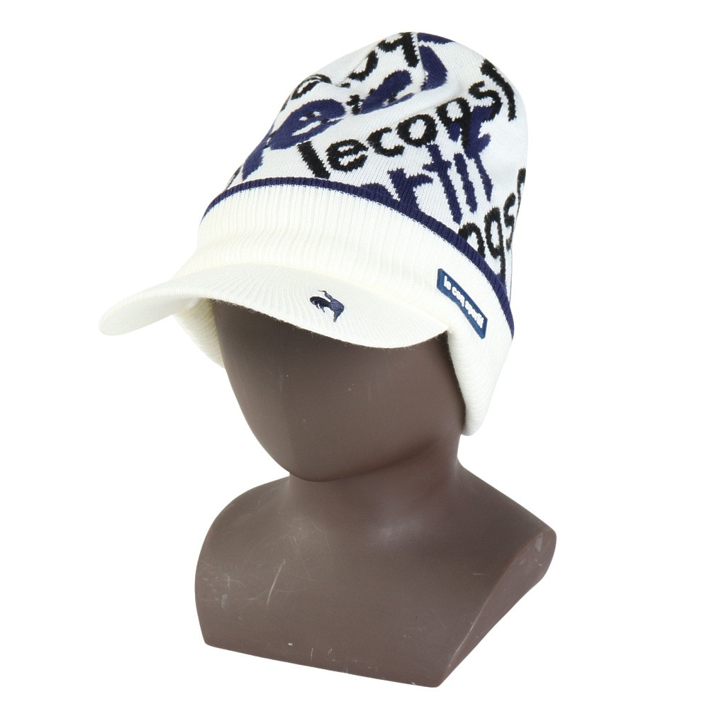 ルコックスポルティフ（lecoqsportif）（メンズ）ゴルフ ニットキャップ LG4FCP40M WH00