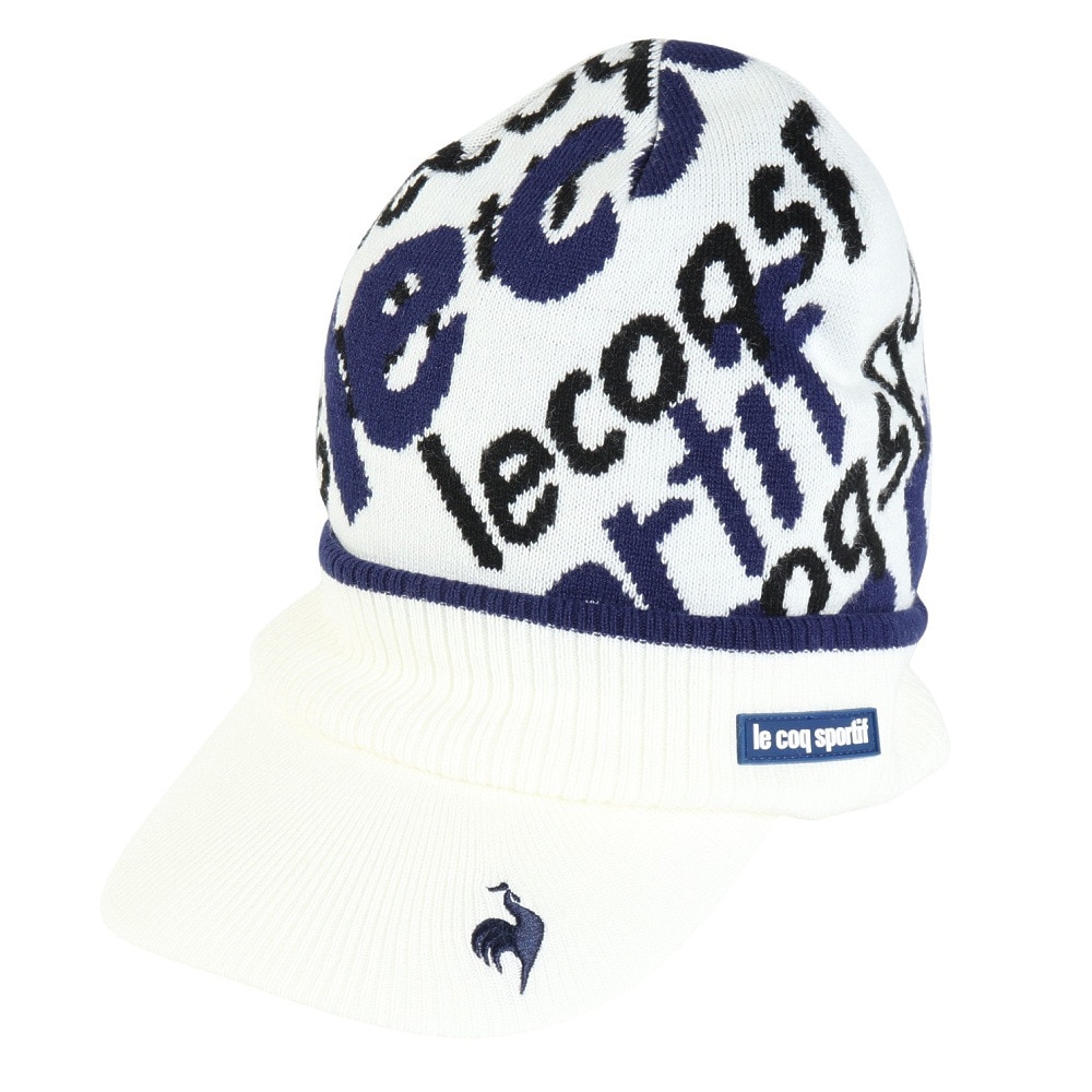 ルコックスポルティフ（lecoqsportif）（メンズ）ゴルフ ニットキャップ LG4FCP40M WH00