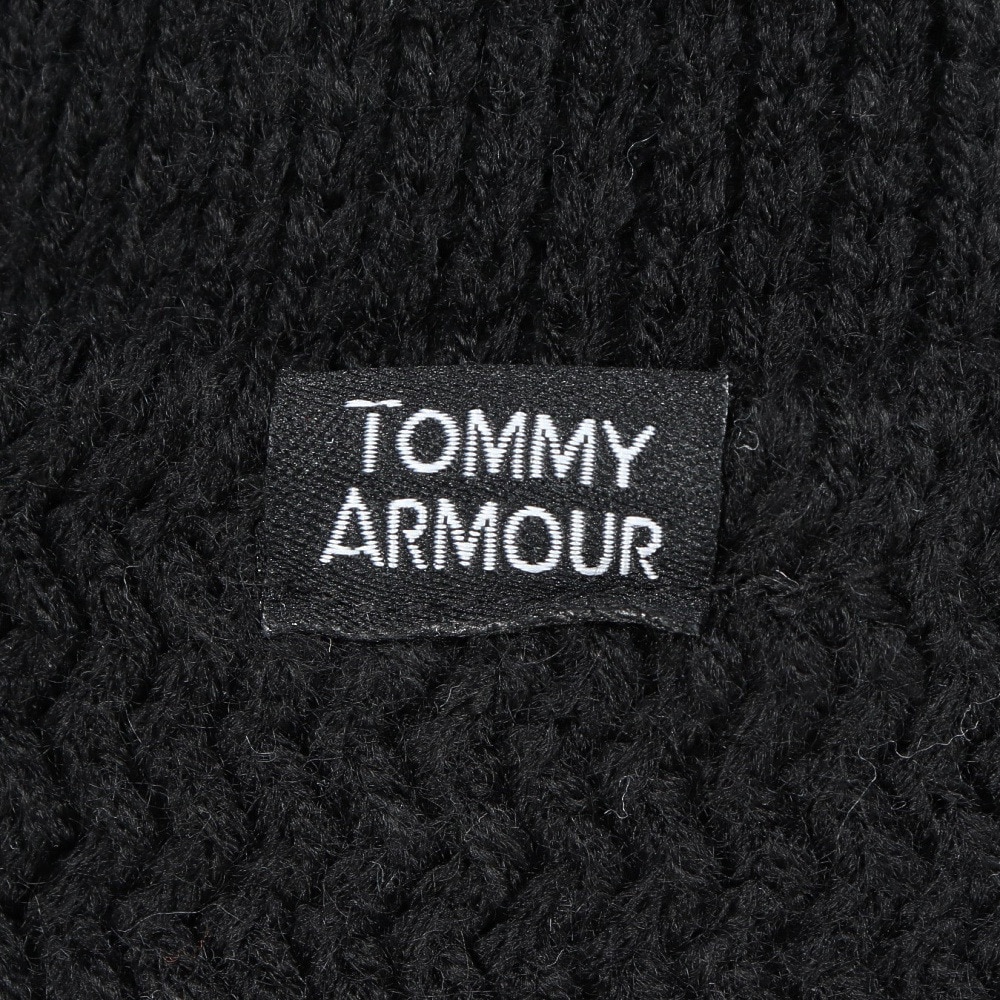 トミーアーマー（Tommy Armour）（メンズ）ゴルフ ツバ付き ニットキャップ TAST25F040002 BLK