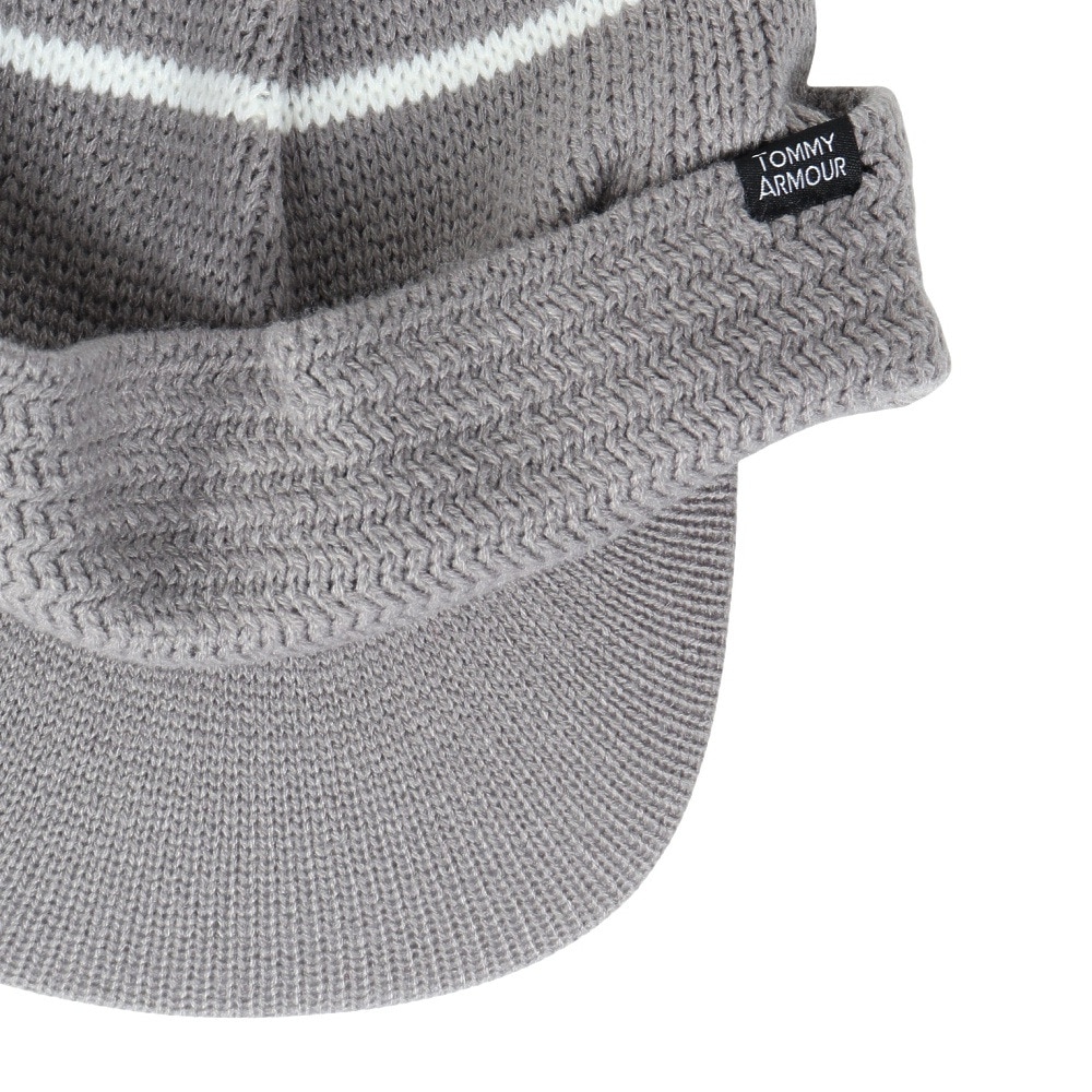 トミーアーマー（Tommy Armour）（メンズ）ゴルフ ツバ付き ニットキャップ TAST25F040002 GRY