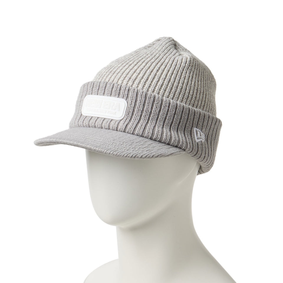 ニューエラ（NEW ERA）（メンズ、レディース）帽子 バイザーニットキャップ TPU ロゴ 14669030