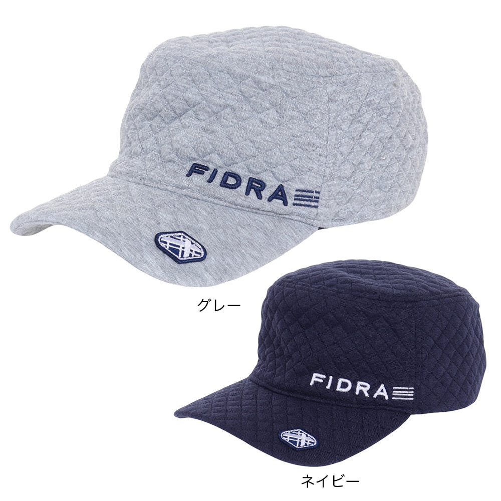 フィドラ（FIDRA）（メンズ）ゴルフ キルティング ワークキャップ FD5QVA08 NVY