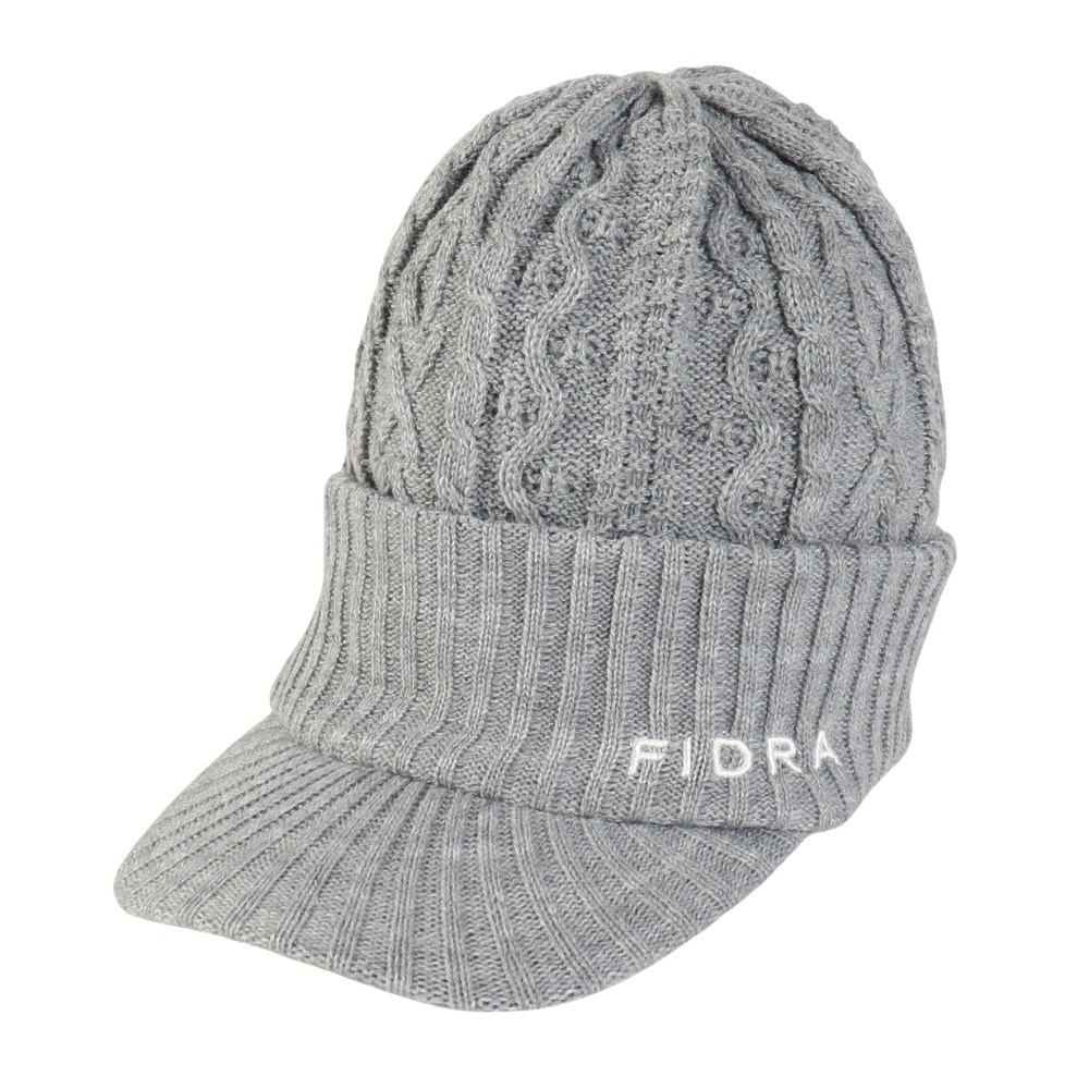 フィドラ（FIDRA）（メンズ）ゴルフ ツバ付き ニット帽 FD5SVA11 GRY