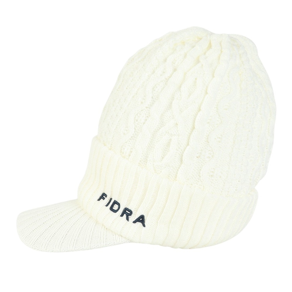 フィドラ（FIDRA）（メンズ）ゴルフ ツバ付き ニット帽 FD5SVA11 WHT