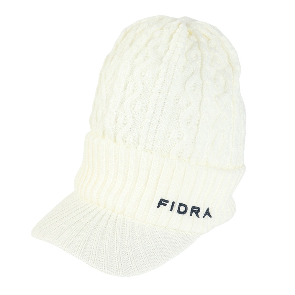 フィドラ（FIDRA）（メンズ）ゴルフ ツバ付き ニット帽 FD5SVA11 WHT
