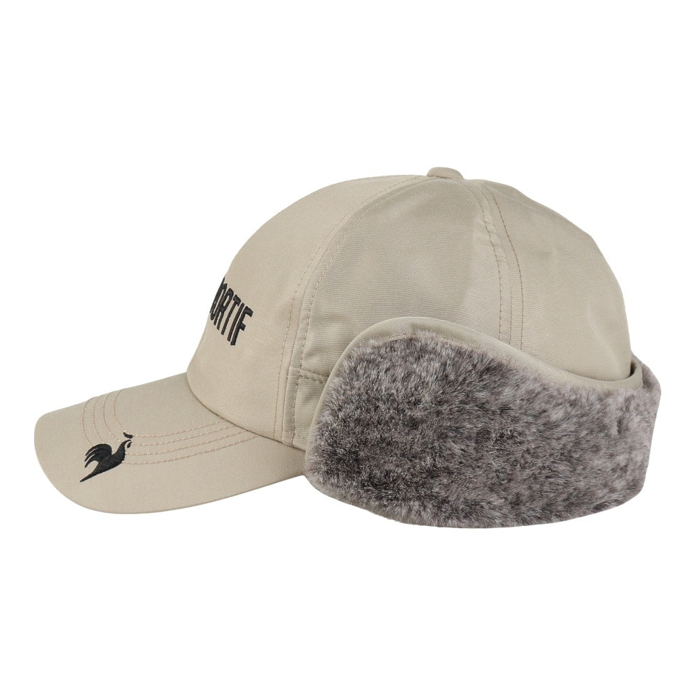ルコックスポルティフ（lecoqsportif）（メンズ）ゴルフ 着脱可能 防寒耳当て付キャップ LG4FCP12M BG00
