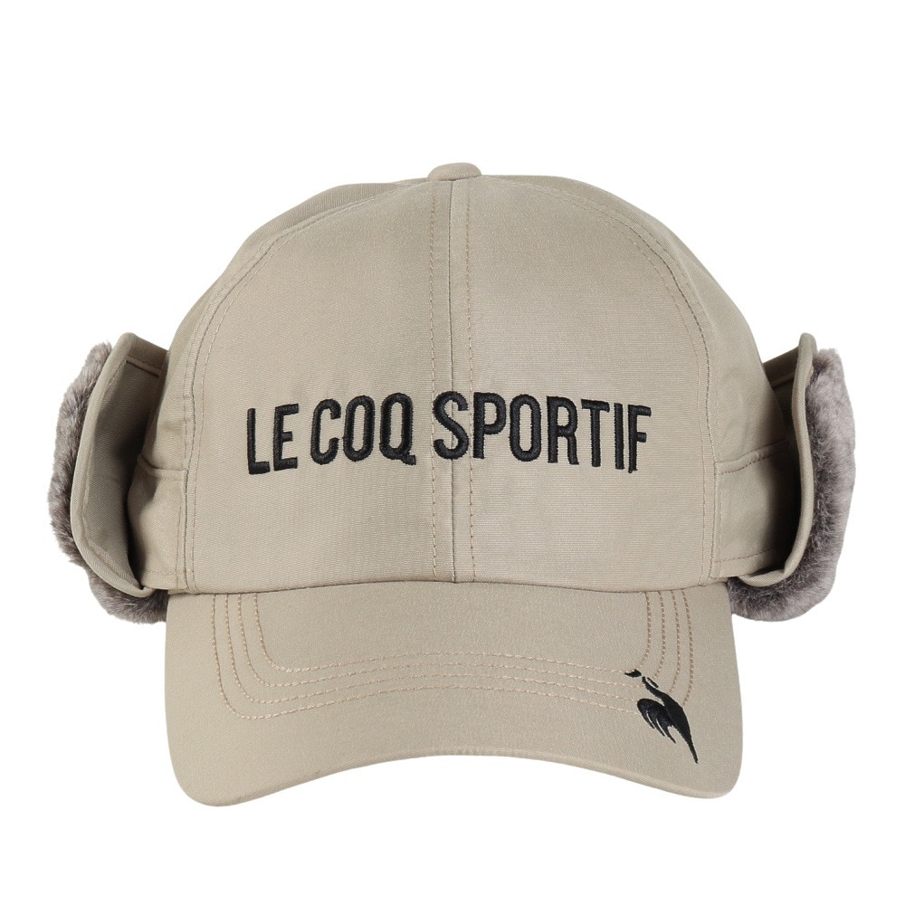 ルコックスポルティフ（lecoqsportif）（メンズ）ゴルフ 着脱可能 防寒耳当て付キャップ LG4FCP12M BG00