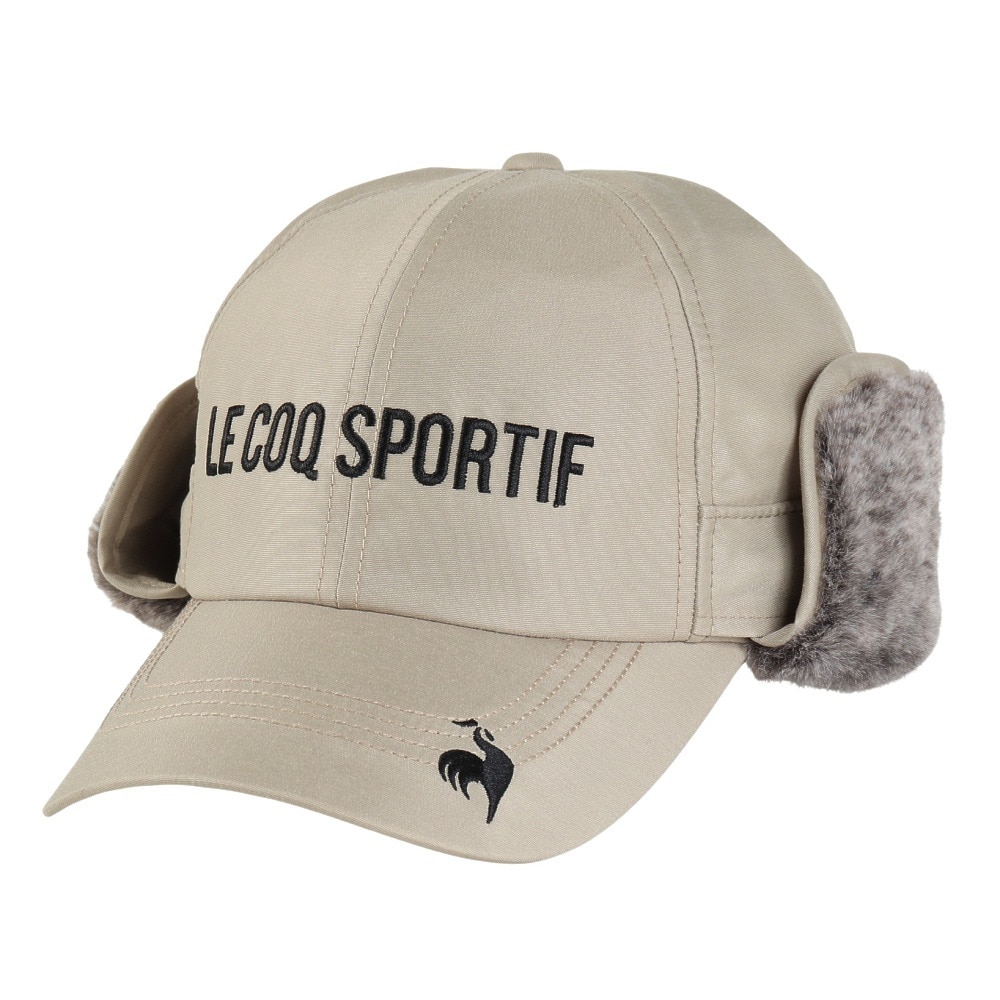 ルコックスポルティフ（lecoqsportif）（メンズ）ゴルフ 着脱可能 防寒耳当て付キャップ LG4FCP12M BG00