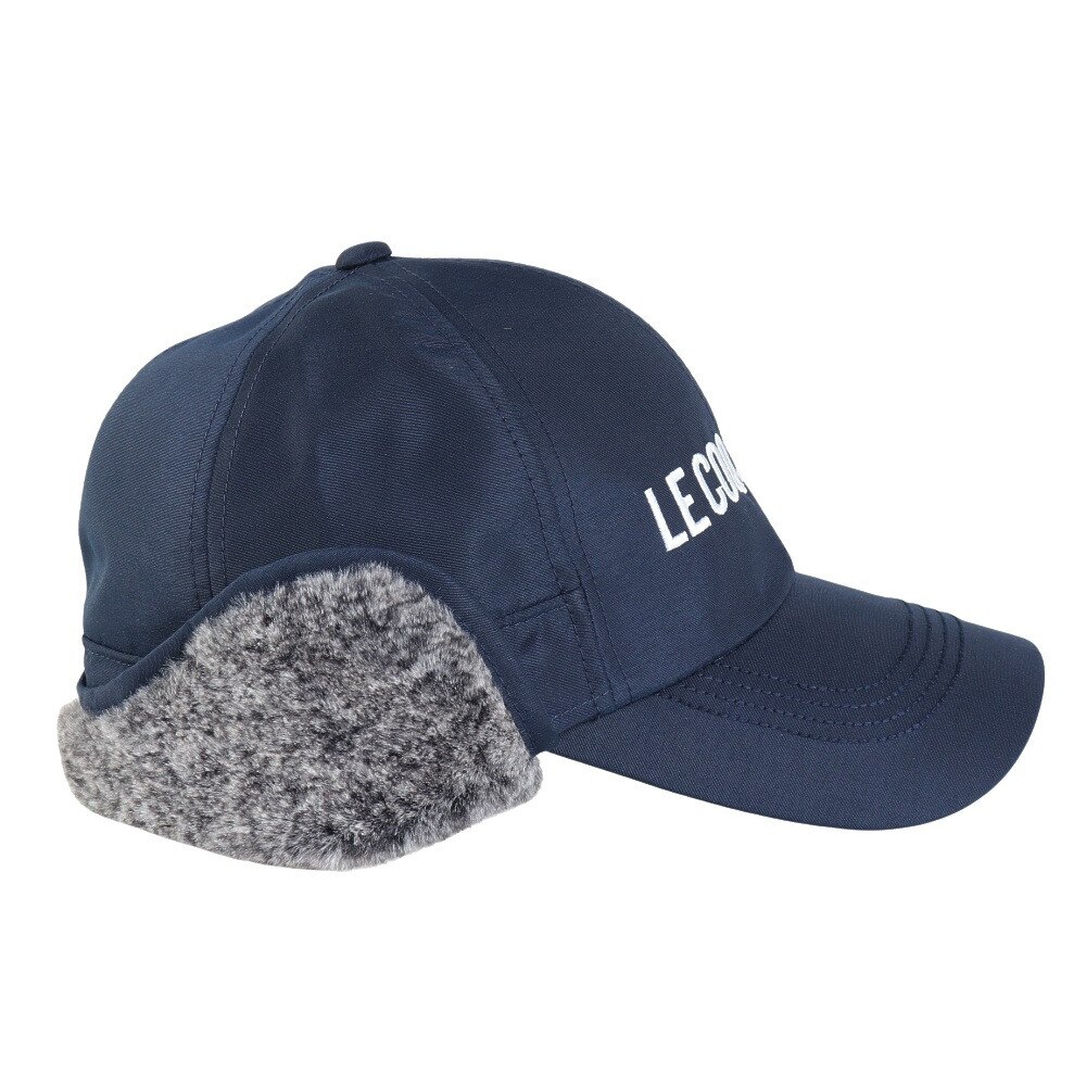 ルコックスポルティフ（lecoqsportif）（メンズ）ゴルフ 着脱可能 防寒耳当て付キャップ LG4FCP12M NV00