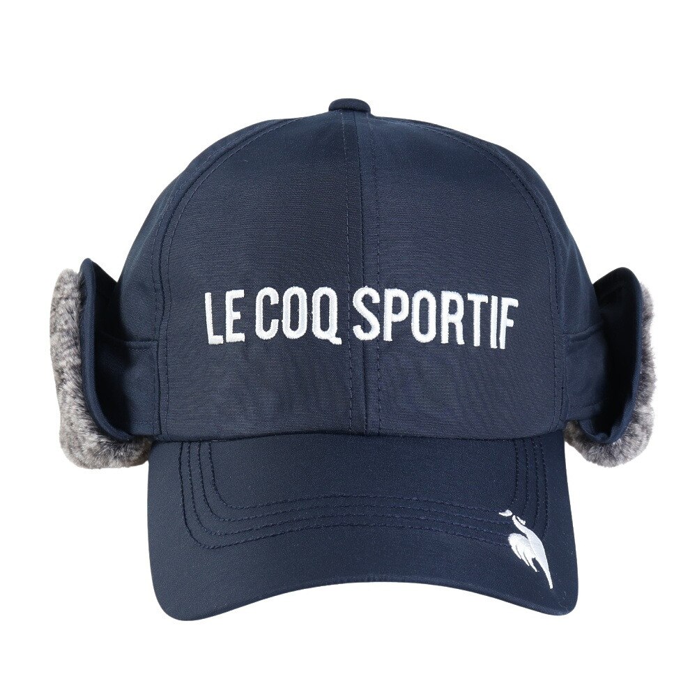 ルコックスポルティフ（lecoqsportif）（メンズ）ゴルフ 着脱可能 防寒耳当て付キャップ LG4FCP12M NV00