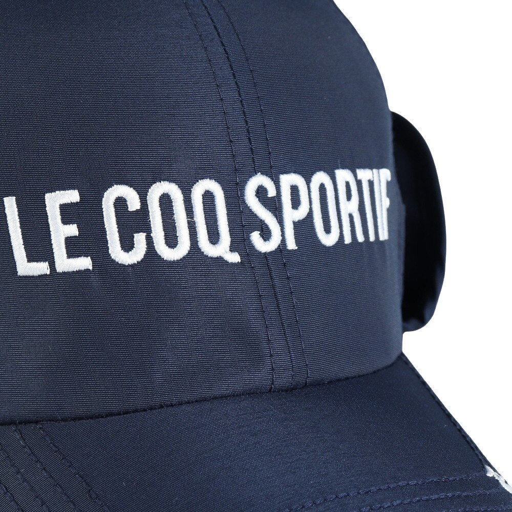 ルコックスポルティフ（lecoqsportif）（メンズ）ゴルフ 着脱可能 防寒耳当て付キャップ LG4FCP12M NV00