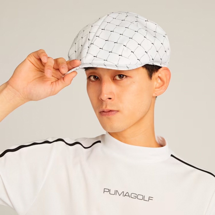 プーマ（PUMA）（メンズ）ゴルフ キャット アーガイル ハンチング キャップ 026690-03