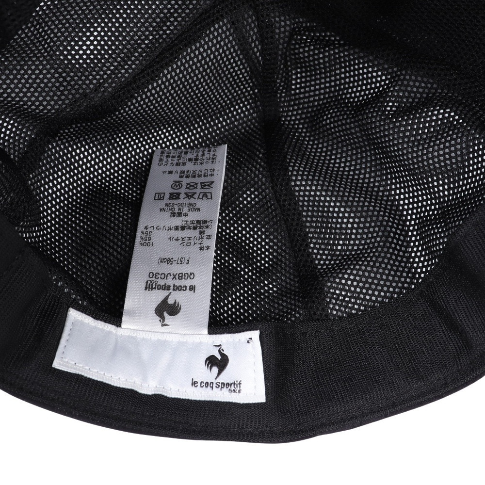 ルコックスポルティフ（lecoqsportif）（メンズ）ゴルフ レインキャップ QGBXJC30 BK00