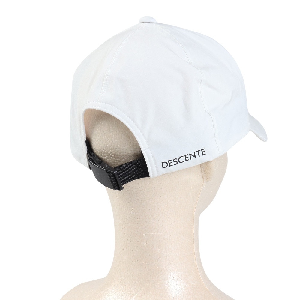 デサントゴルフ（DESCENTEGOLF）（メンズ）ゴルフ レインキャップ DGBXJC30 WH00