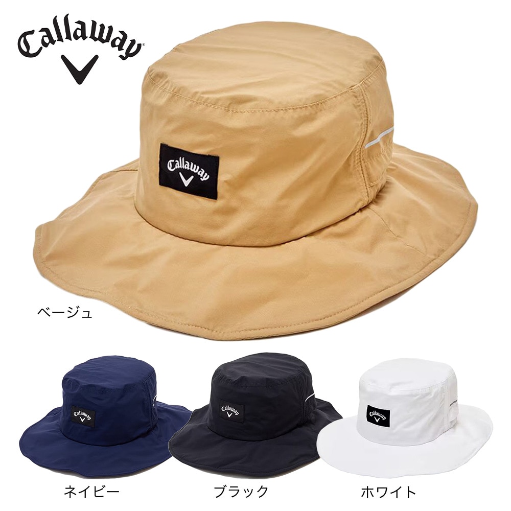 キャロウェイ（CALLAWAY）（メンズ）ゴルフ 防水 帽子 定番 レインハット C23988101-1030