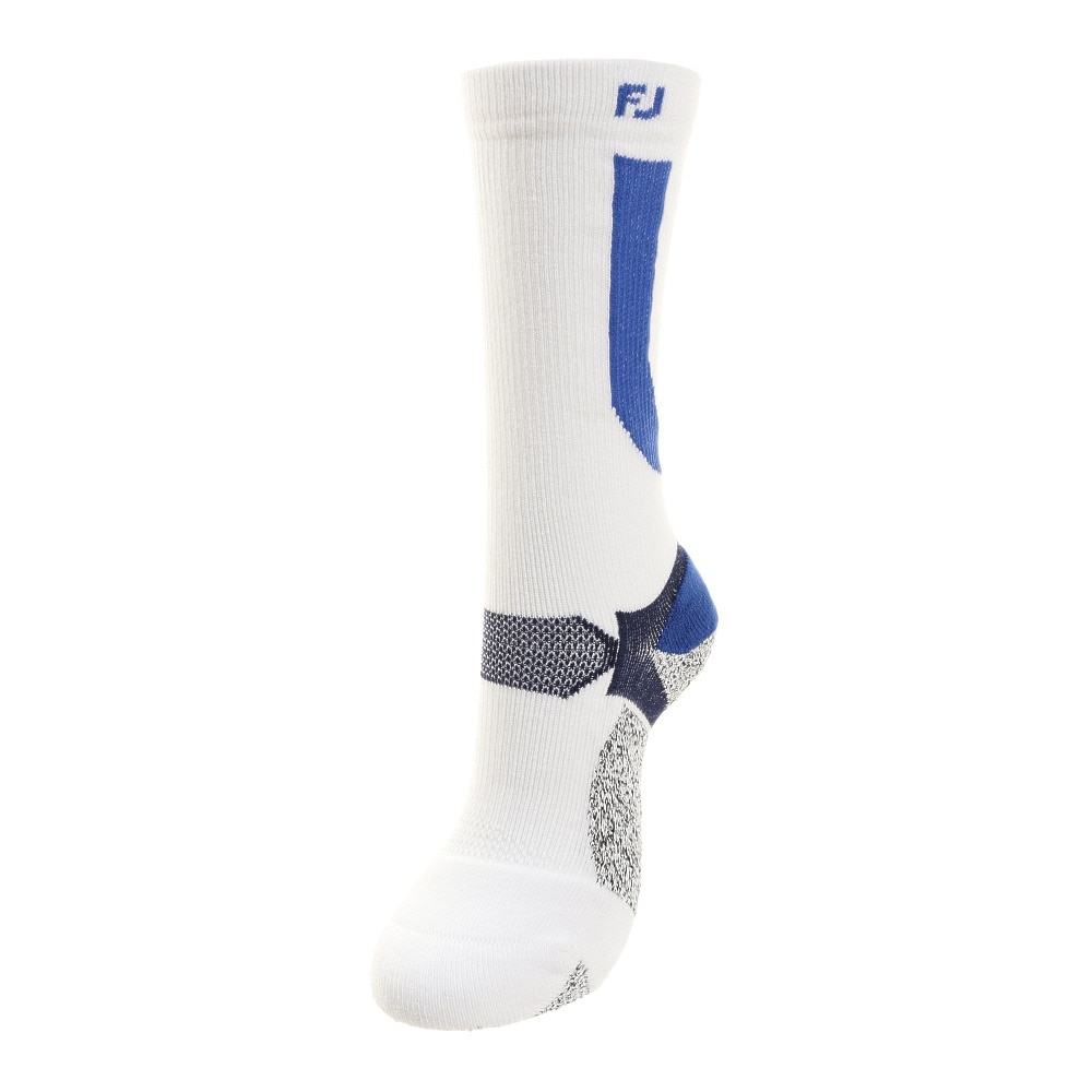 フットジョイ（FOOT JOY）（メンズ）ゴルフ 抗菌防臭 ナノロックテック クルーソックス WT/BL/NV FJSK146WT