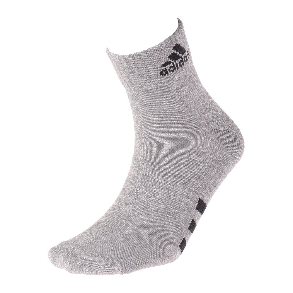 アディダス（adidas）（メンズ）ゴルフ アンクル丈 クッションソックス EMI05-GT5971コアヘザー
