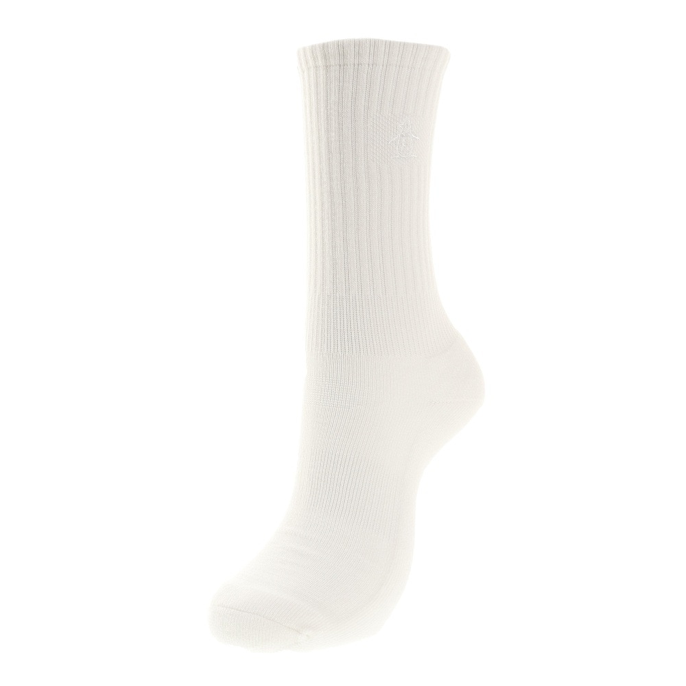 マンシングウエア（MUNSING WEAR）（メンズ）ゴルフ 抗菌防臭 クルー丈 箱入りソックス MGBSJB04 WH00