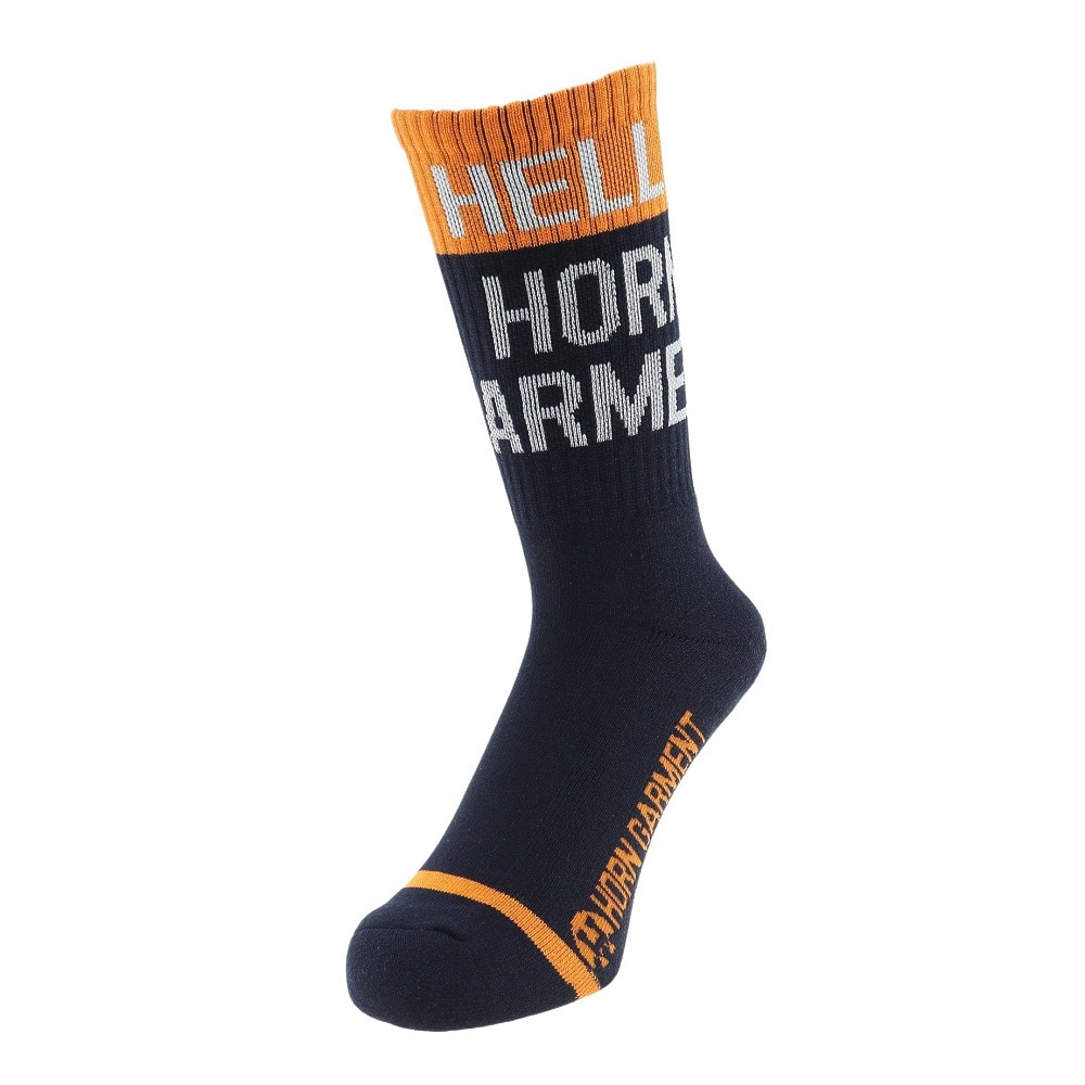 ホーンガーメント（HORN G.M.T）（メンズ）L.M.U Cushion Socks HCF-2C-FS08-NAVY