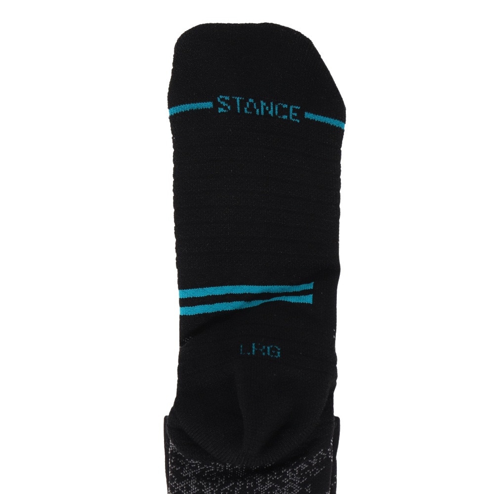 スタンス（STANCE）（メンズ、レディース）ゴルフ ソックス 吸汗 速乾 ATHLETIC CREW A458A23ATH BLK