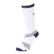 ルコックスポルティフ（lecoqsportif）（メンズ）ゴルフ レギュラー丈 MoveSox ソックス QGBWJB05 WH00