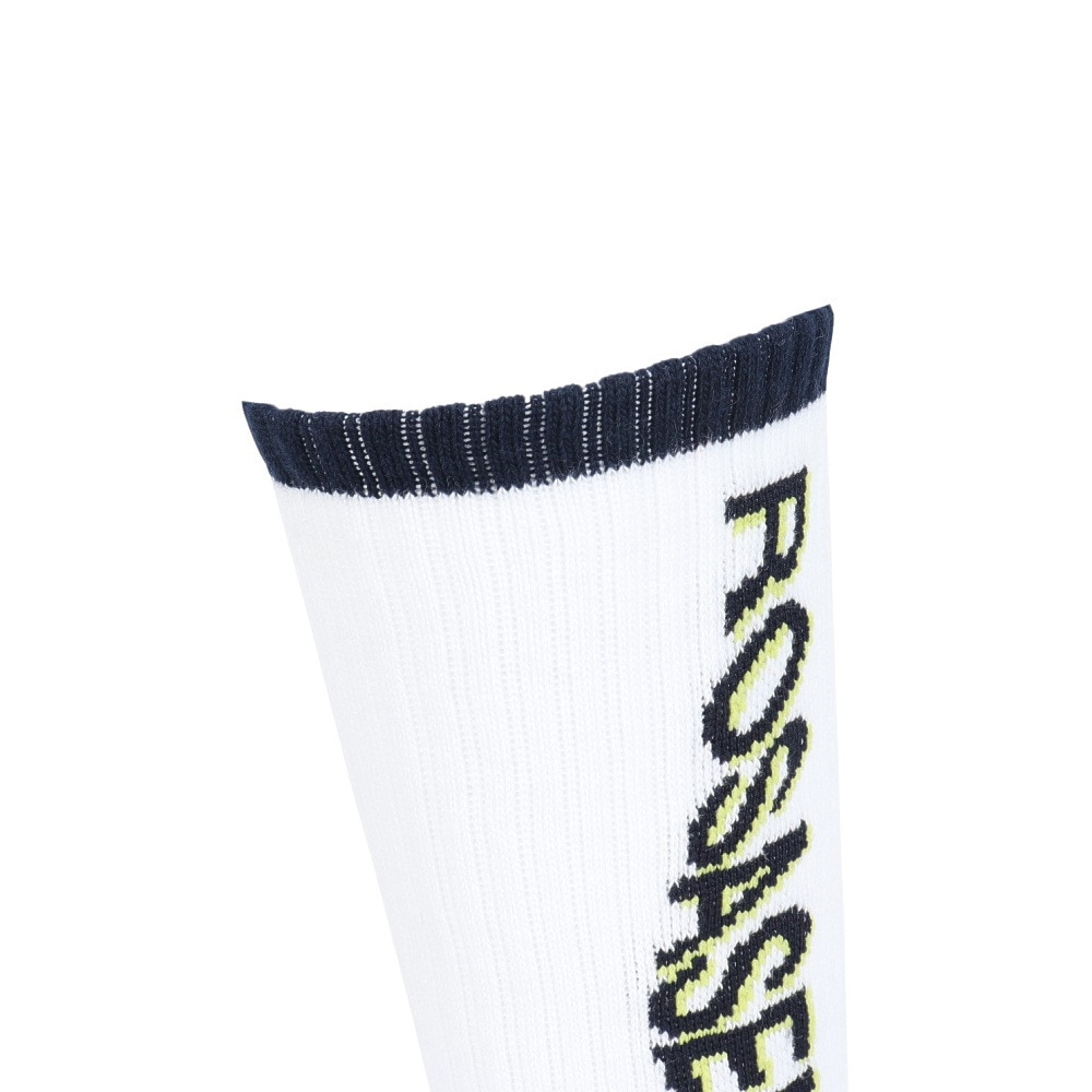 ROSASEN（メンズ）ゴルフ ロゴ入りレギュラーソックス 046-41233-005