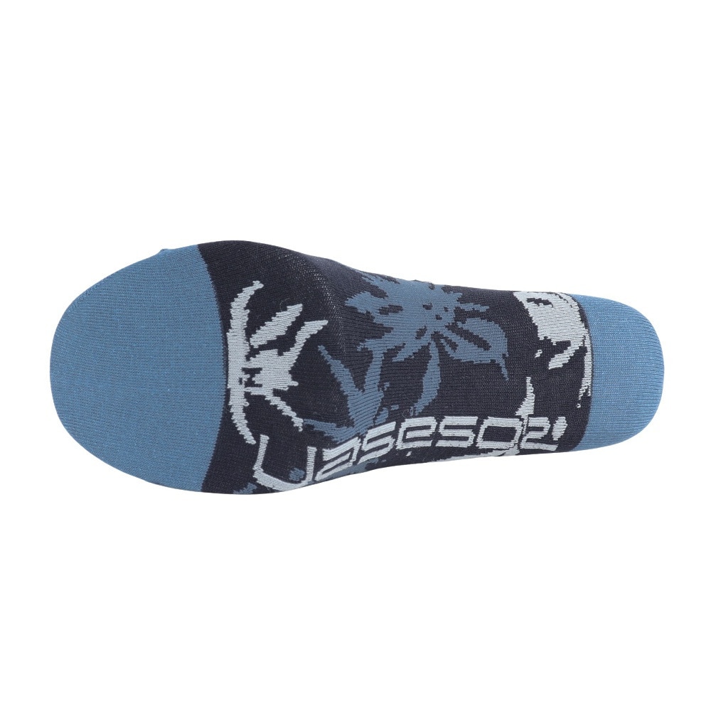 ROSASEN（メンズ）ゴルフ リーフ柄 レギュラー ソックス 046-41331-098
