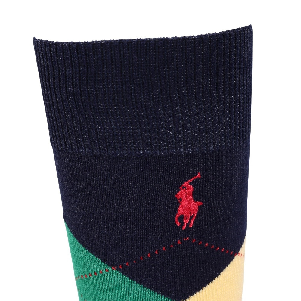 ポロ ラルフローレン（Polo Ralph Lauren）（メンズ）ゴルフ PL紳士アーガイルクルーソックス 2012-604-68
