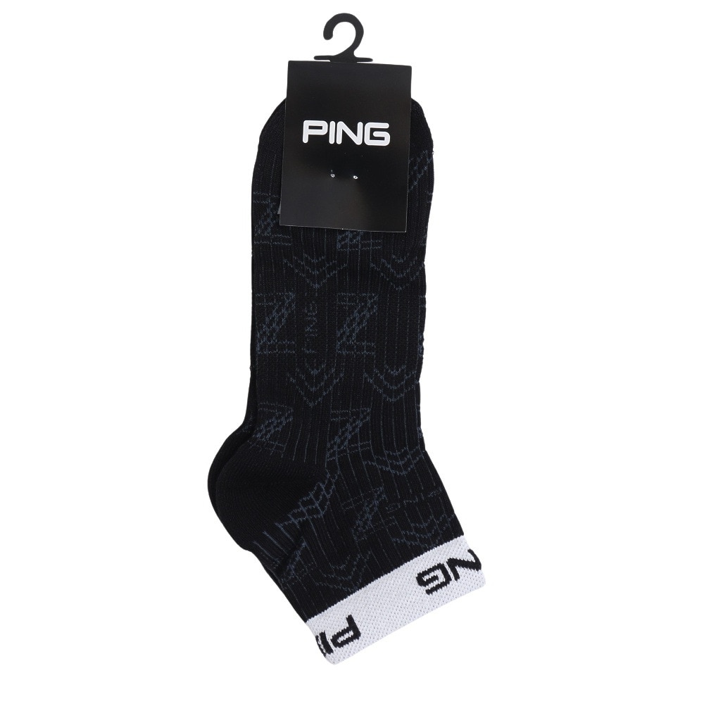 ピン（PING）（メンズ）ショートソックス 621-4186103-010