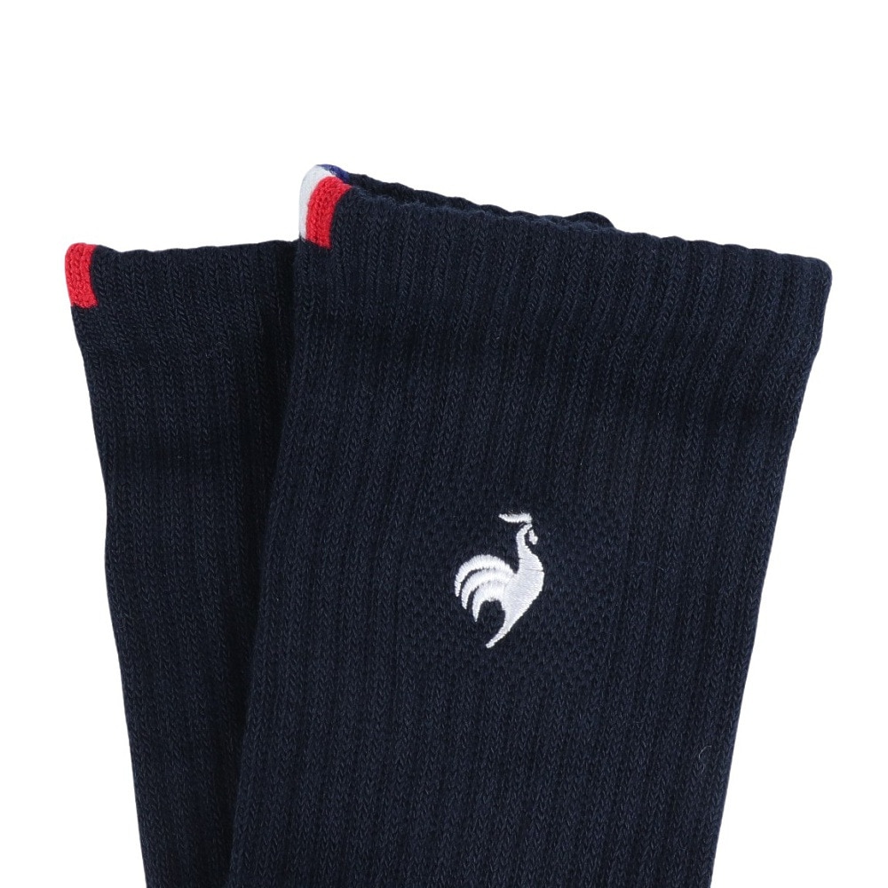 ルコックスポルティフ（lecoqsportif）（メンズ）ゴルフ 定番レギュラー丈ソックス QGBWJB00 NV00
