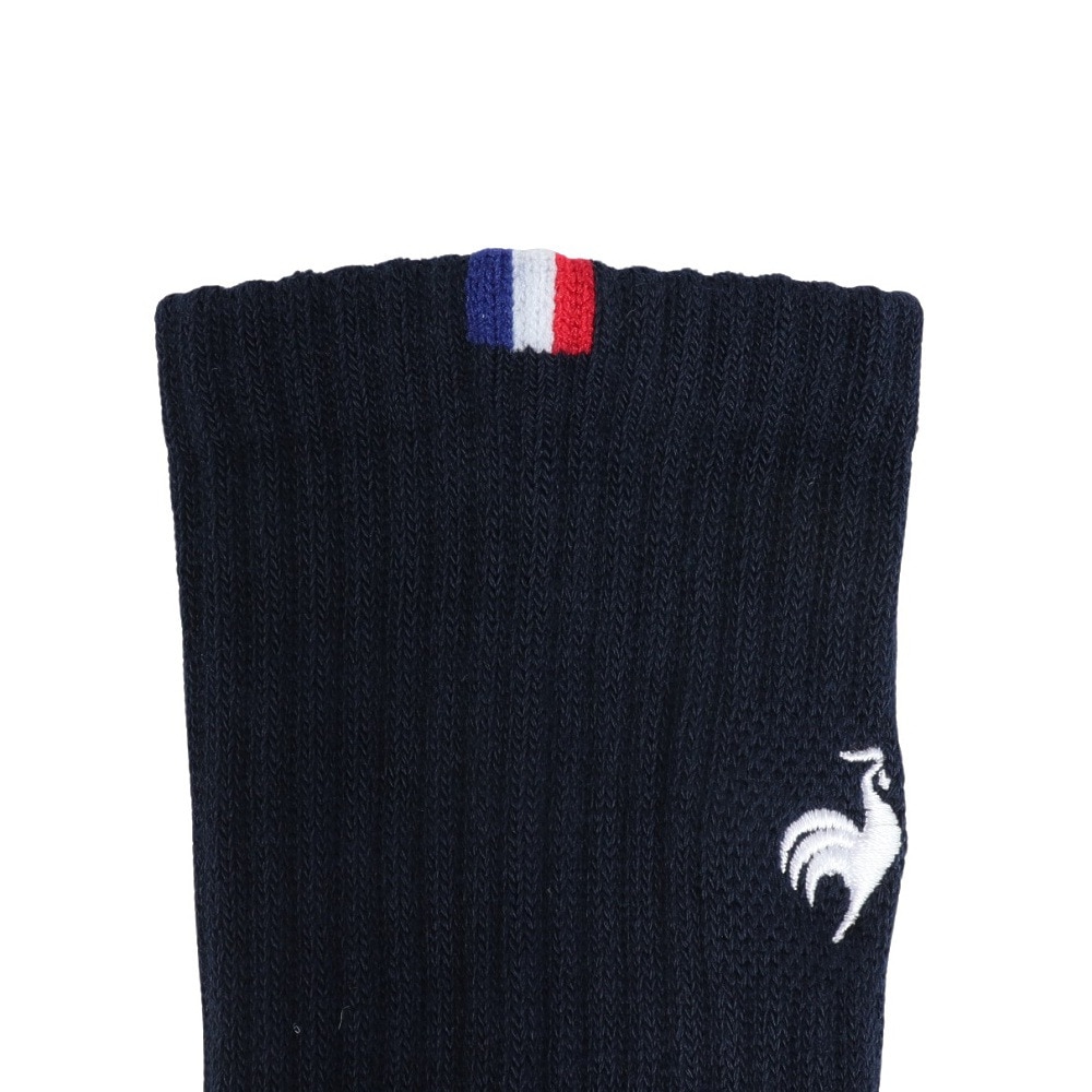 ルコックスポルティフ（lecoqsportif）（メンズ）ゴルフ 定番レギュラー丈ソックス QGBWJB00 NV00