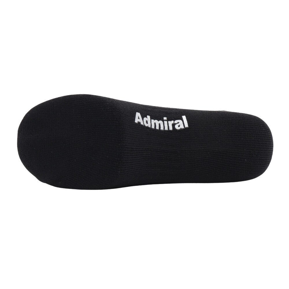 アドミラル ゴルフ（Admiral GOLF）（メンズ）ゴルフ 吸汗速乾 抗菌防臭 ランパント ミドルソックス ADMB4A20-BLK