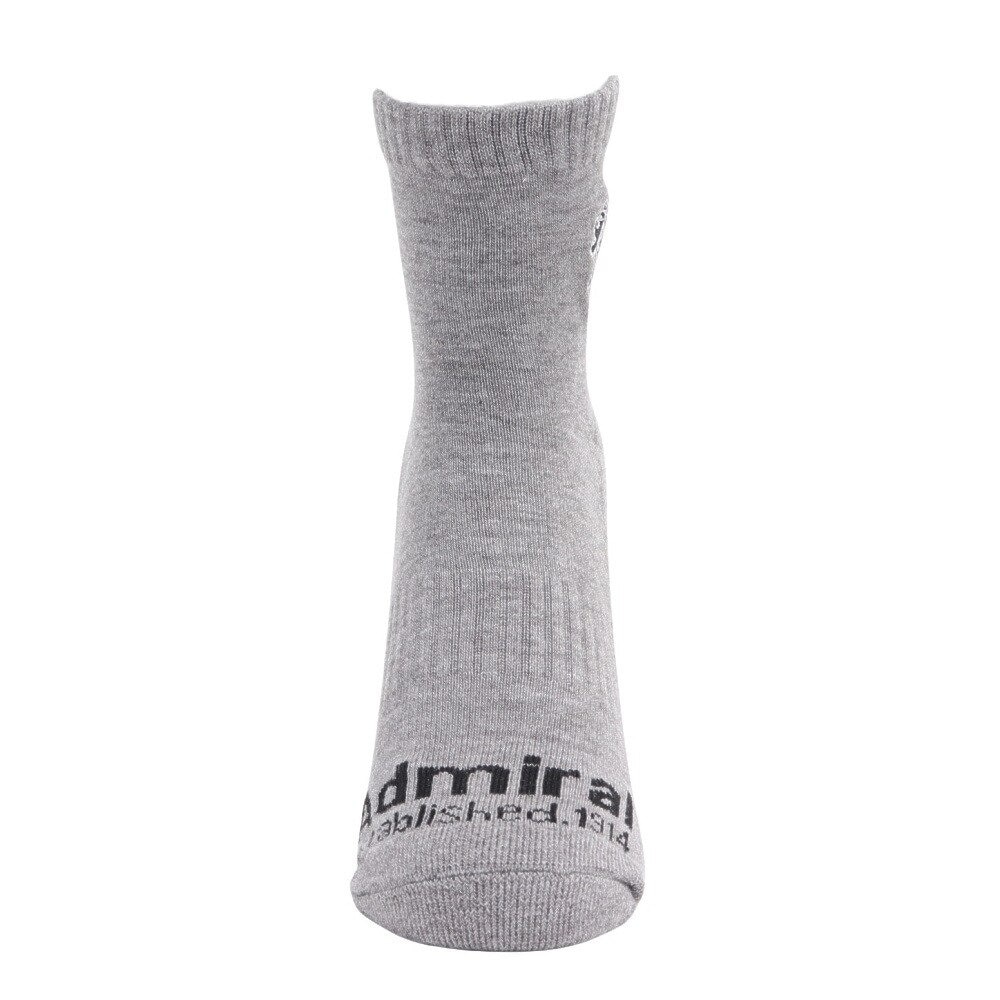 アドミラル ゴルフ（Admiral GOLF）（メンズ）ゴルフ 吸汗速乾 抗菌防臭 ランパント ミドルソックス ADMB4A20-GRY