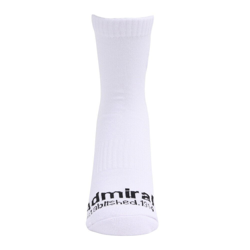 アドミラル ゴルフ（Admiral GOLF）（メンズ）ゴルフ 吸汗速乾 抗菌防臭 ランパント ミドルソックス ADMB4A20-WHT