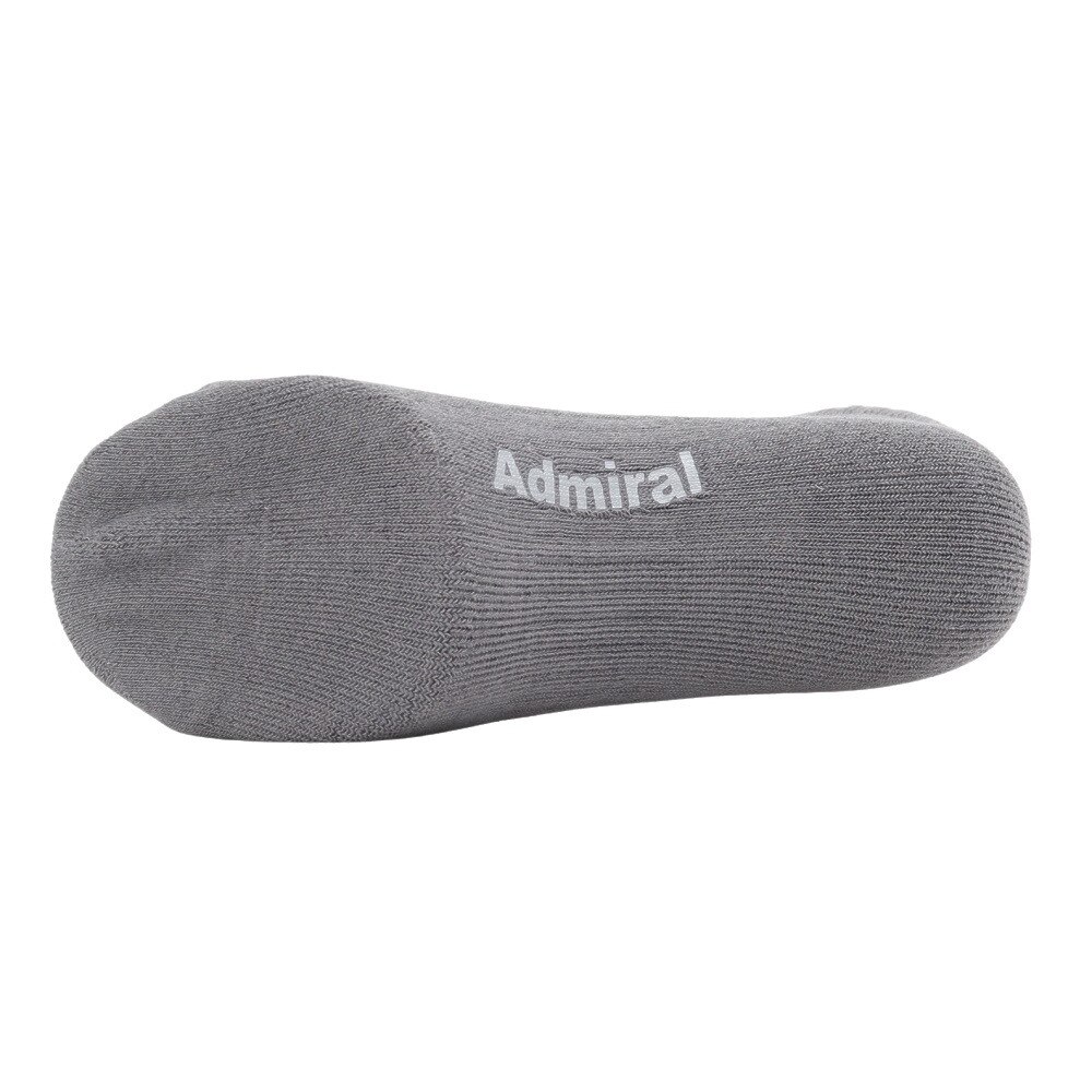 アドミラル ゴルフ（Admiral GOLF）（メンズ）ゴルフ 吸汗速乾 抗菌防臭 ライン ミドルソックス ADMB4ABM-GRY