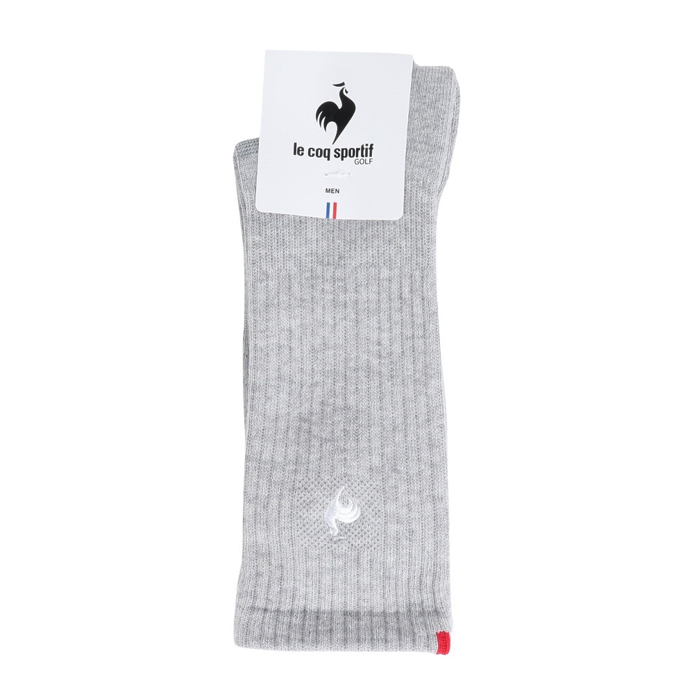 ルコックスポルティフ（lecoqsportif）（メンズ）ゴルフ 定番レギュラー丈ソックス QGBWJB00 GY00