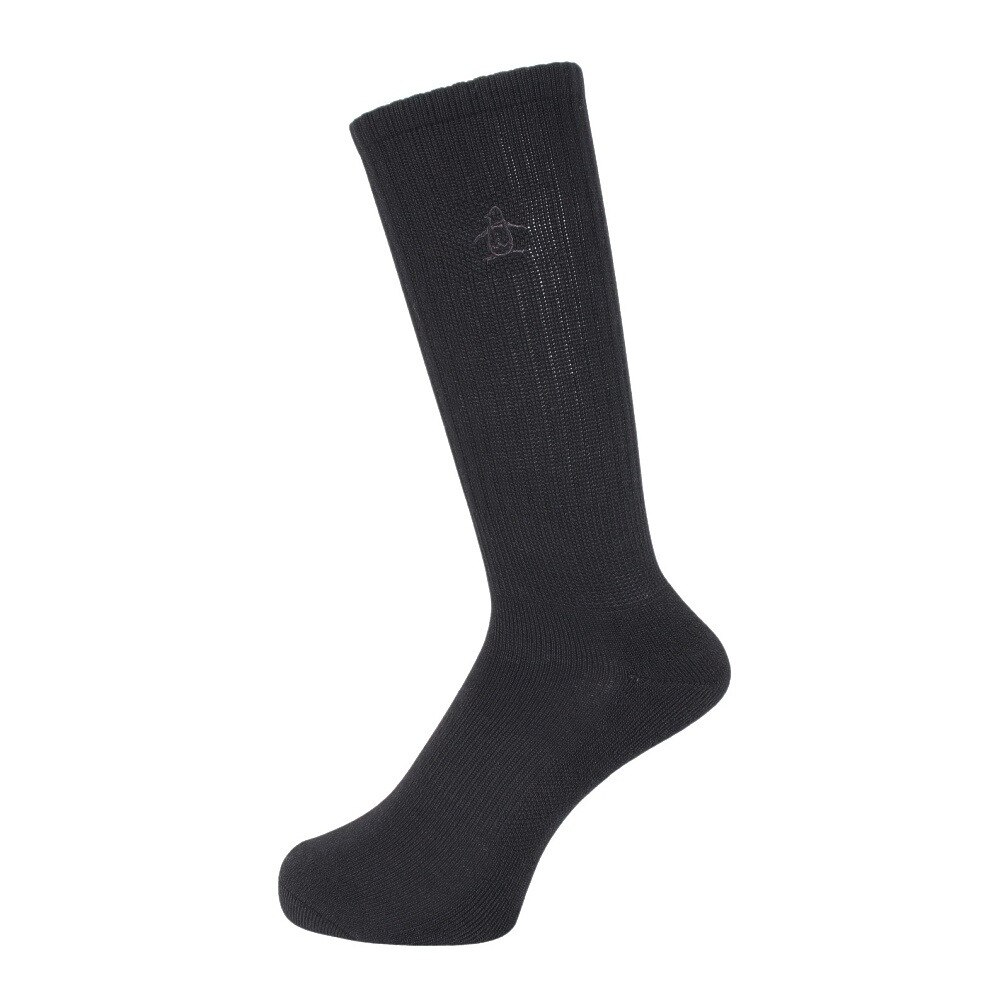 マンシングウエア（MUNSING WEAR）（メンズ）ゴルフ 箱入りソックス MGBXJB20CH BK00