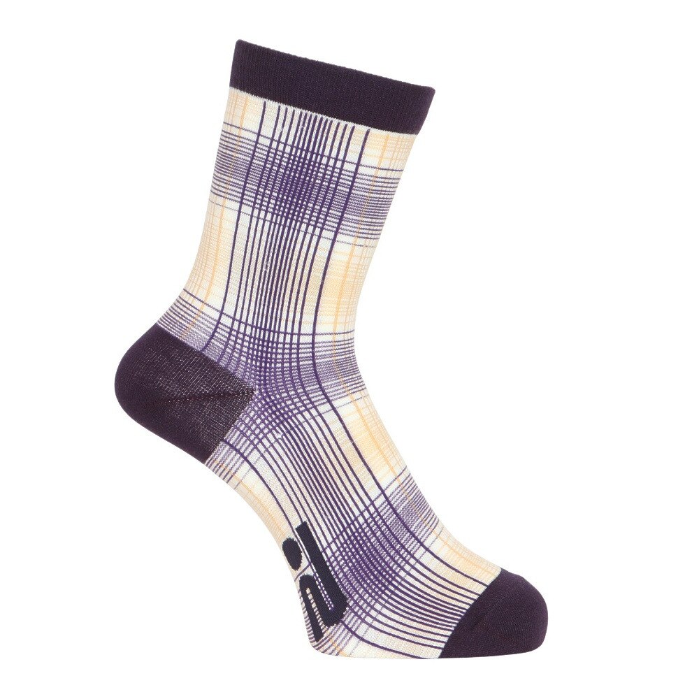 ROSASEN（メンズ）ゴルフ 抗菌防臭 オンブレーチェック レギュラー丈 ソックス 046-42832-083-24AW