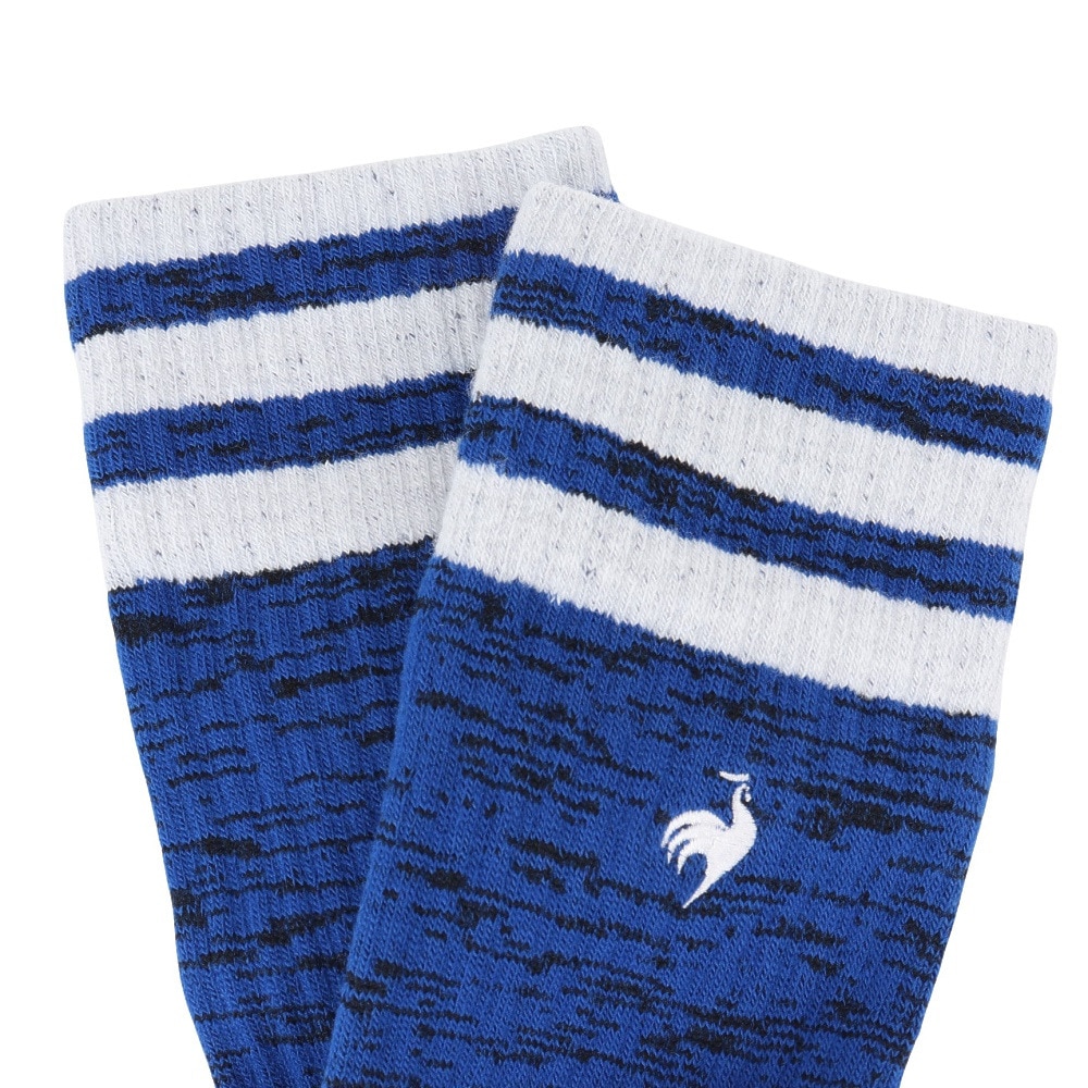 ルコックスポルティフ（lecoqsportif）（メンズ）ゴルフ 保温 ヒートナビ レギュラー丈 ソックス LG4FSO04M BL00