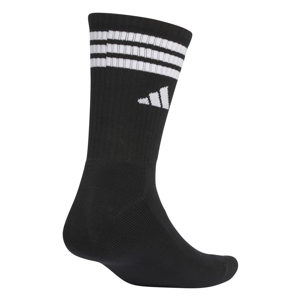 アディダス（adidas）（メンズ）クルー丈 箱入リ クッションソックス KTJ04-JF4652BLK