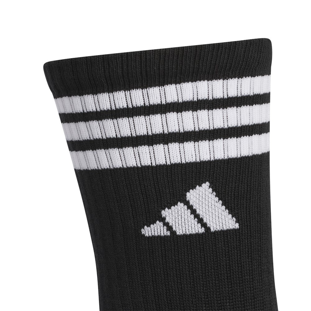 アディダス（adidas）（メンズ）クルー丈 箱入リ クッションソックス KTJ04-JF4652BLK