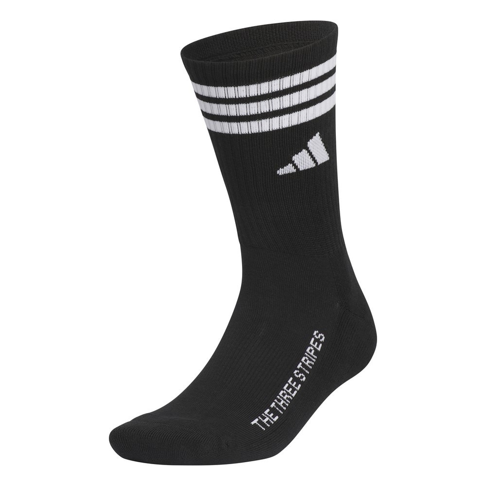 アディダス（adidas）（メンズ）クルー丈 箱入リ クッションソックス KTJ04-JF4652BLK