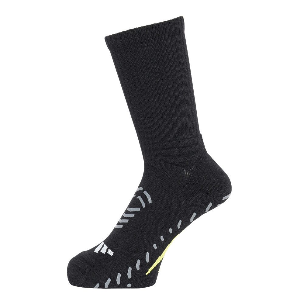 アディダス（adidas）（メンズ）ゴルフ アディゼロ クルー丈 機能ソックス KVH49-JE7191BLK