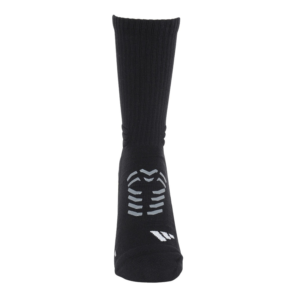 アディダス（adidas）（メンズ）ゴルフ アディゼロ クルー丈 機能ソックス KVH49-JE7191BLK