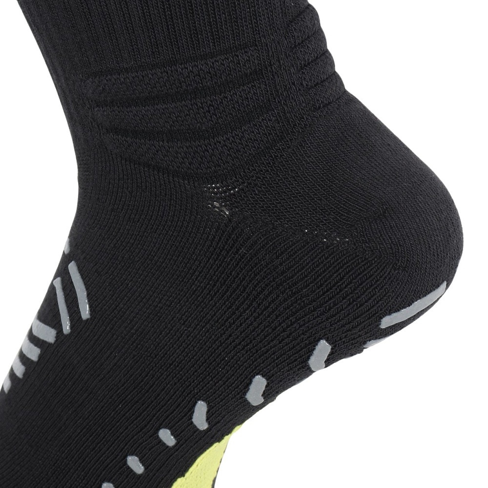 アディダス（adidas）（メンズ）ゴルフ アディゼロ クルー丈 機能ソックス KVH49-JE7191BLK